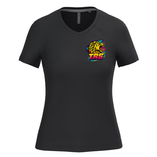 T-shirt à manches courtes col V femme - TRS 90"