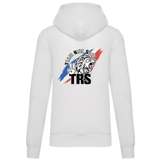 Sweat-shirt écoresponsable à capuche - TRS FULL TRICOLORE