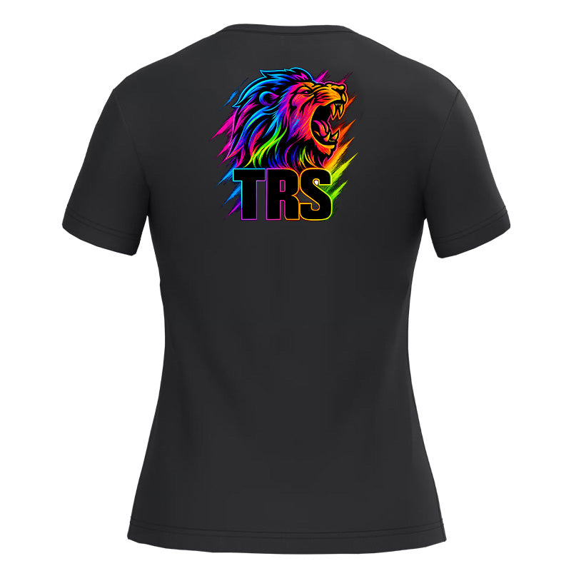 T-shirt à manches courtes col V femme - TRS MULTI