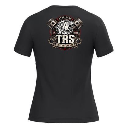 T-shirt à manches courtes col V femme - TRS PISTON