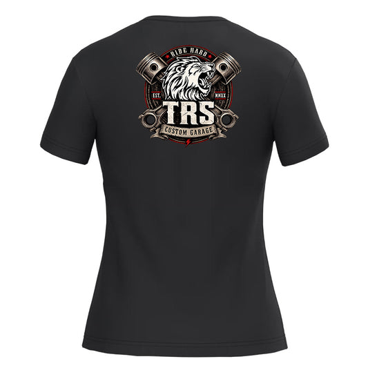 T-shirt à manches courtes col V femme - TRS PISTON
