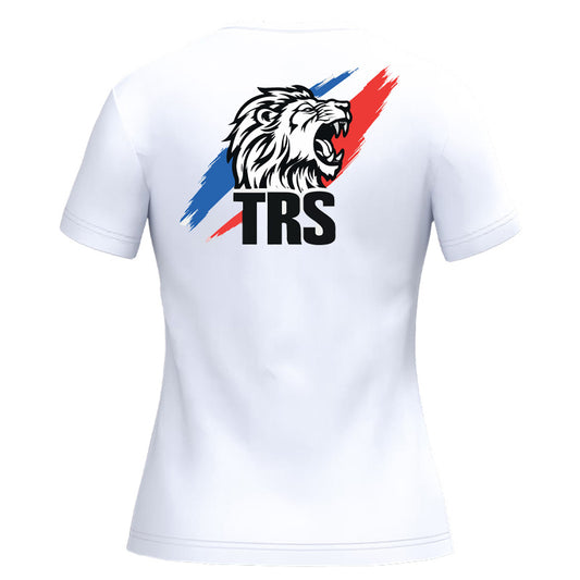 T-shirt à manches courtes col V femme - TRS TRICOLORE