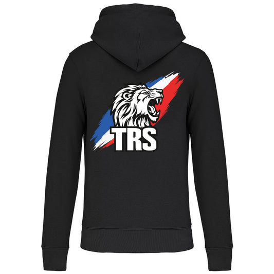 Sweat-shirt écoresponsable à capuche - TRS TRICOLORE
