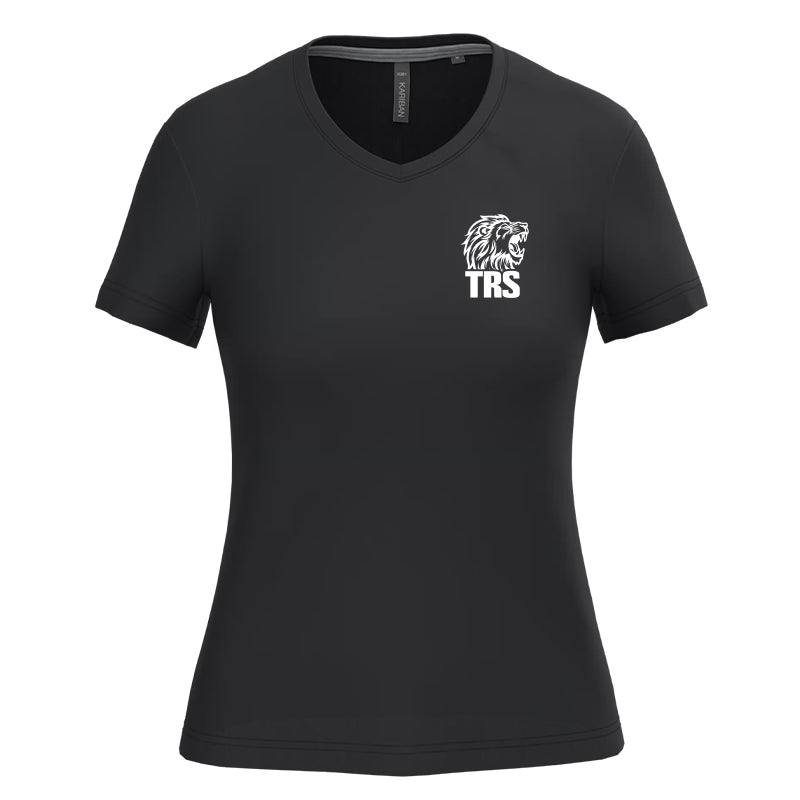 T-shirt à manches courtes col V femme - TRS MONO