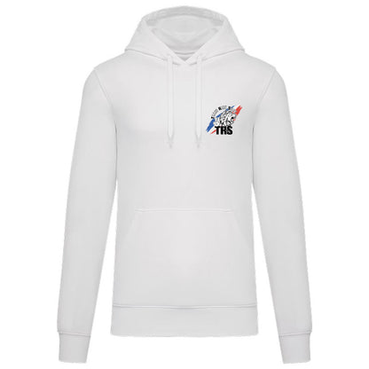 Sweat-shirt écoresponsable à capuche - TRS FULL TRICOLORE