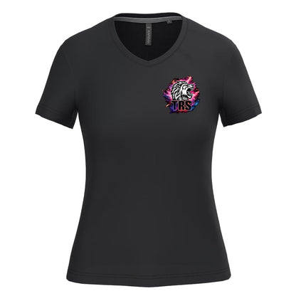 T-shirt à manches courtes col V femme - TRS NOVA