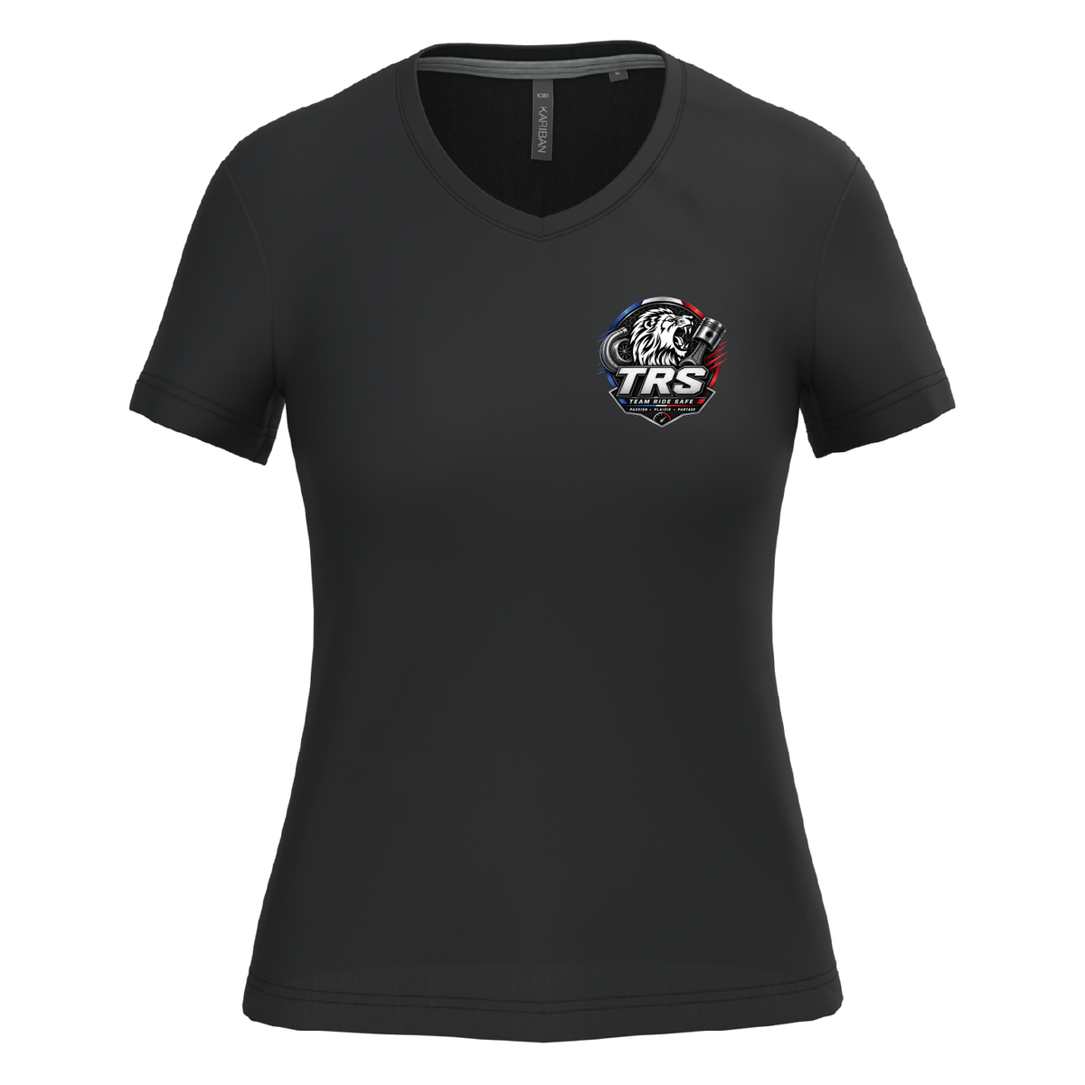 T-shirt à manches courtes col V femme - LE NFS