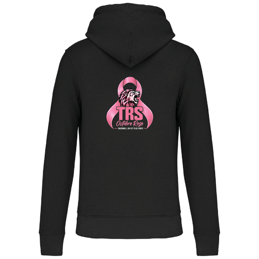 Sweat-shirt écoresponsable à capuche - ROSE