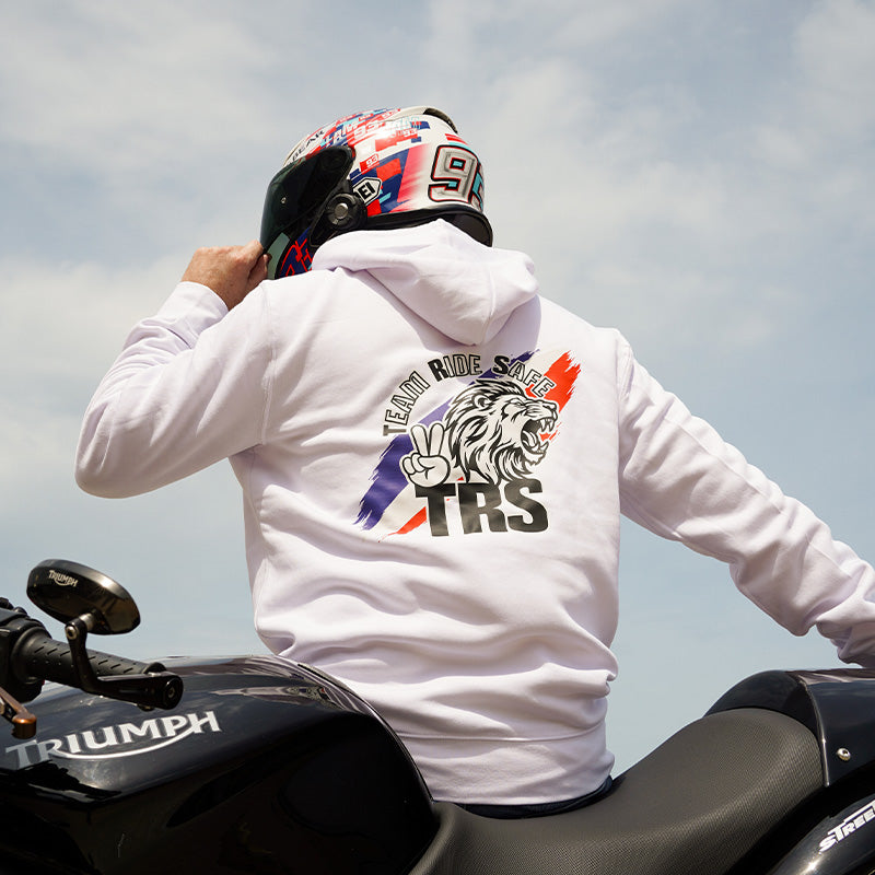 Sweat-shirt écoresponsable à capuche - TRS FULL TRICOLORE